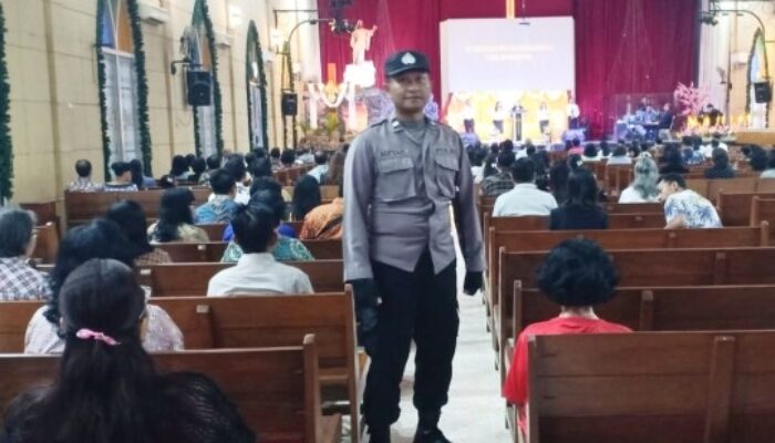 Polres Madiun Kota Amankan Ibadah Kenaikan Isa Almasih