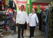 Bupati dan Wakil Bupati Bojonegoro Terapkan Gerakan Bersih Pasar Nasional