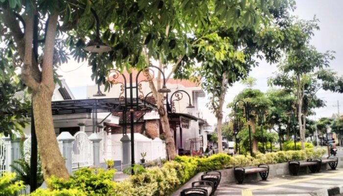 Duh, Puluhan Lampu di Taman Maliogoro Bojonegoro Dicuri Maling