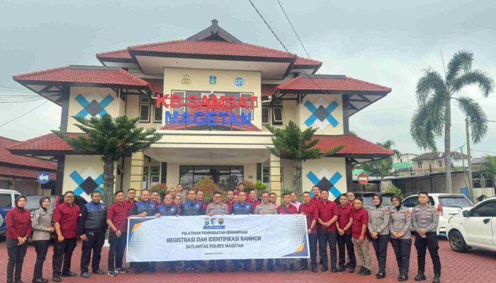 Satlantas Polres Magetan Latih Skill Regident Ranmor