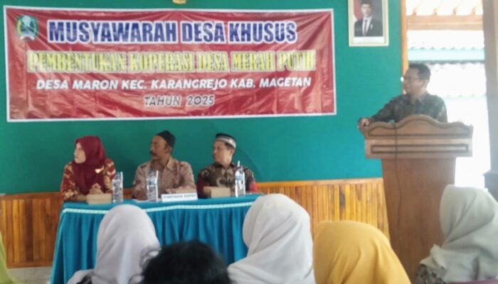 Desa Maron Gelar Musdesus Pembentukan Koperasi Merah Putih