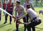 Polres Ogan Ilir Apel Gelar Peralatan Penanggulangan Karhutla