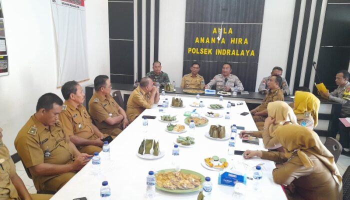 Polsek Indralaya Gelar Rakor Penanggulangan Karhutla