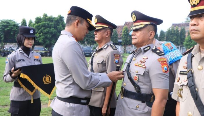 Polres Madiun Gelar Sertijab Kabaglog dan Sejumlah Kapolsek
