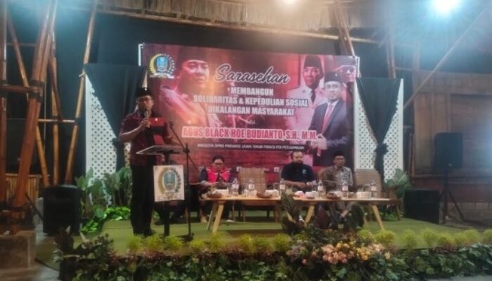 Agus Black Hoe Gelar Sarasehan, Bangun Solidaritas dan Kepedulian Sosial di Lembah Serimpi, Magetan