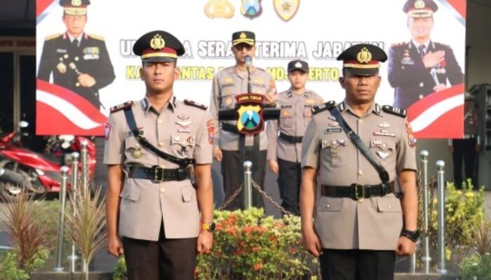 AKP Galih Yasir Resmi Jabat Kasatlantas Polres Mojokerto Kota