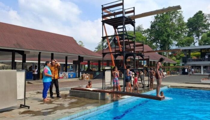 Didukung Taman Rekreasi Selecta, Cabor Lompat Indah Kota Batu Tambah Porsi Latihan