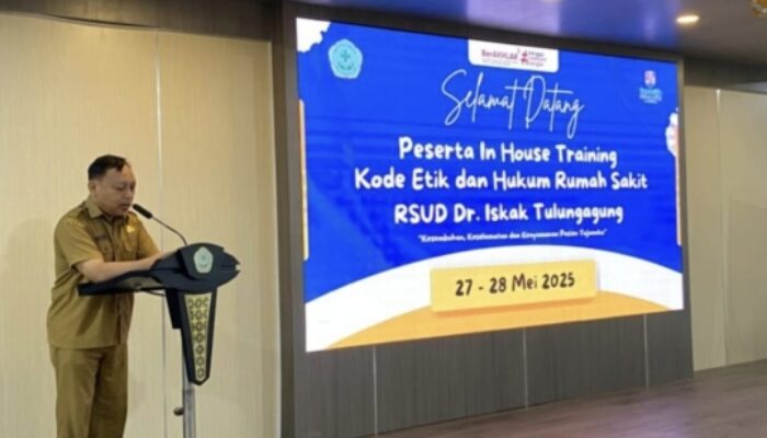 Manajemen dan Karyawan RSUD dr Iskak Tulungagung Ikuti In House Training Kode Etik