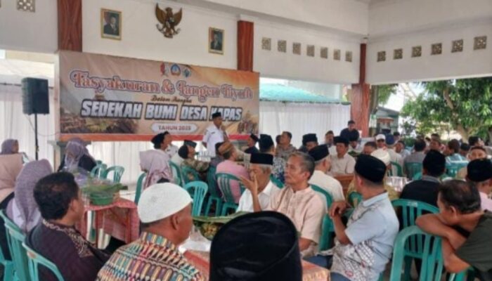 Warga Desa Kapas Bersukacita Lestarikan Tradisi Sedekah Bumi