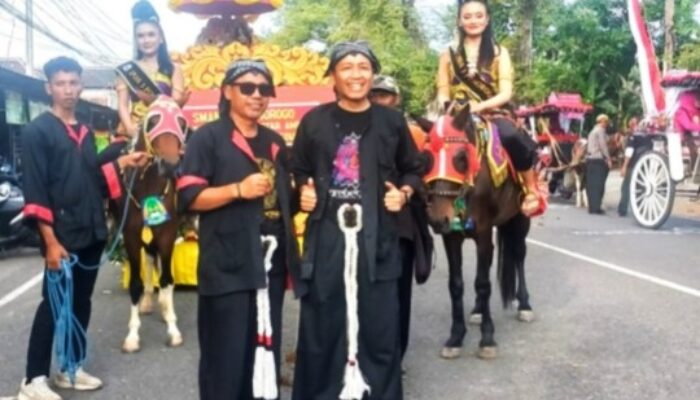 SMAN 3 Ponorogo Meriahkan Pawai Grebeg Suro Berkelas Internasional