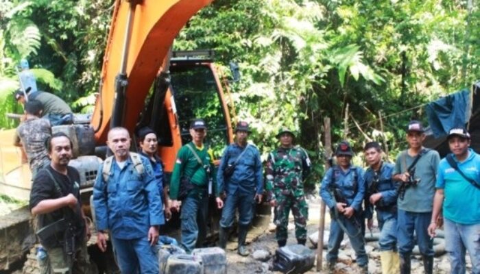 Tambang Emas Ilegal di Hutan Parigi Moutong Digrebek Tim Gakkumhut Sulawesi