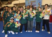 Perolehan Medali Cabor Wushu Kota Batu Meningkat di Porprov Jatim 2025