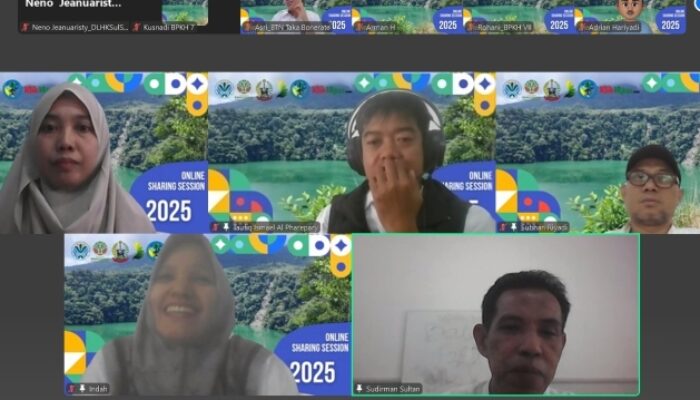 Bakat Api Menulis, Forsi LHK Sulsel dan BP2SDM 6 Makassar Gelar Virtual Zoom
