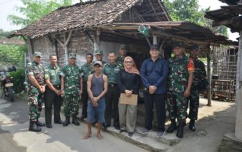 TNI dan Bakesbangpol Jatim Sinergi Data RTLH di Wilayah Kodim 0815 Mojokerto