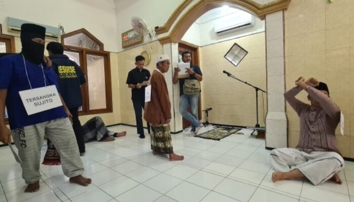 Polres Bojonegoro Gelar 25 Adegan Rekonstruksi Pembunuhan Jemaah Salat di Kedungadem