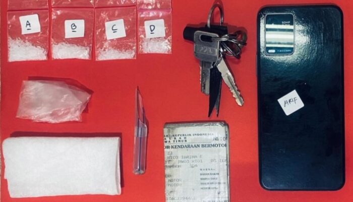 Dua Pria Diringkus Saat Transaksi Sabu di Mojokerto, Pemasok Masih Diburu