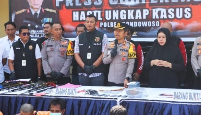 Marak Kasus Curanmor, Polres Bondowoso Bekuk 2 Pelaku Curanmor