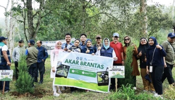 Unair dan Empat PTN-BH Galang Aksi Konservasi Hulu Brantas