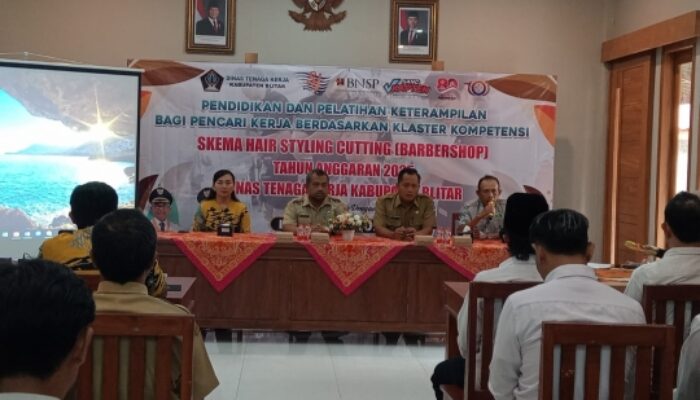 Manfaatkan DBHCHT 2025, Disnaker Blitar Gelar Pelatihan Kompetensi Angkatan Pekerja