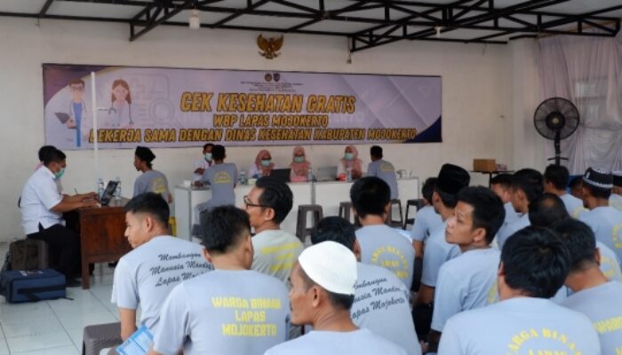 Sinergi Lapas Mojokerto dan Dinas Kesehatan Tingkatkan Yankes Bagi Warga Binaan