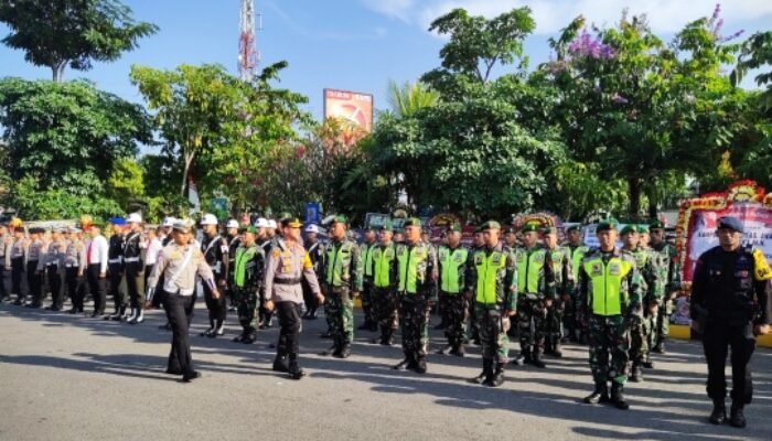 Apel Pasukan OPS 2025, Polres Madiun Kota Siap Tekan Garlalin