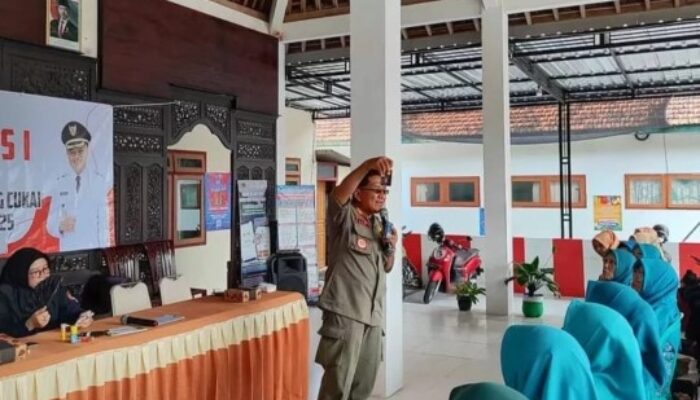 Alokasikan DBHCHT Untuk Edukasi Masyarakat, Satpol PP Blitar Gencar Sosialisasi Bahaya Rokile