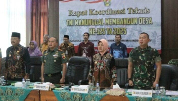 Rakornis TMMD ke-125 Bangun Desa, Pemkab Bojonegoro Ambil Peran Aktif