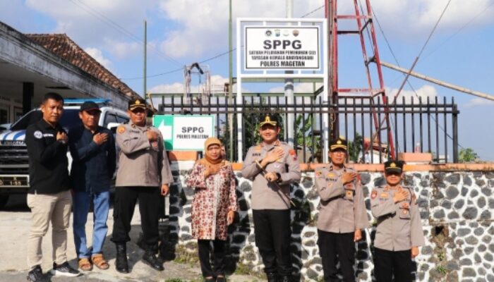 Kapolres Magetan Tinjau Pembangunan SPPG Yayasan Kemala Bhayangkari