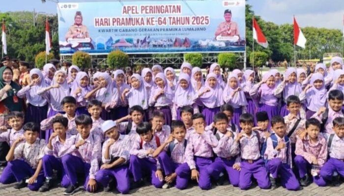 Meriah, Siswa SDN Citrodiwangsan 02 Lumajang Ramaikan Bazar Siaga Hari Pramuka ke-64
