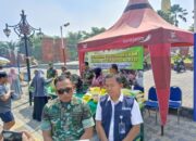 TNI–Bulog Mojokerto Gelar Operasi Pasar, Ratusan Warga Berebut Beras Murah
