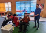 Sambut HUT Kemerdekaan Bangsa ke-80, Pengawai Lapas Bojonegoro Donor Darah