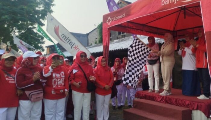 Meriah, Jalan Sehat Kemerdekaan DWP Disdikbud Jombang Guyub dan Penuh Tawa