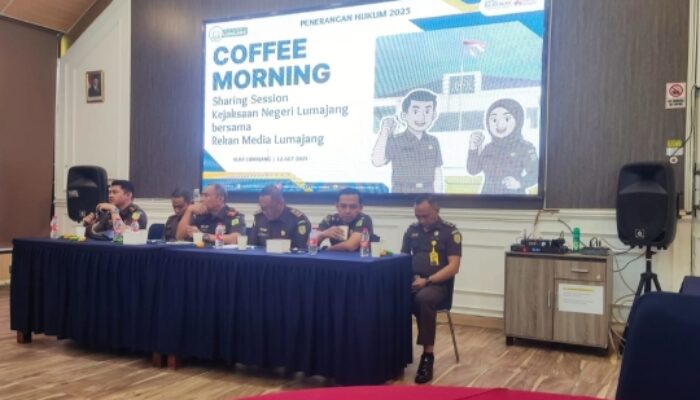 Kejari Lumajang Gelar Coffee Morning, Perkuat Sinergi dengan Insan Pers