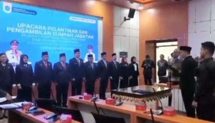 Bupati Panca Wijaya Akbar Lantik 8 Eselon II Pemkab Ogan Ilir
