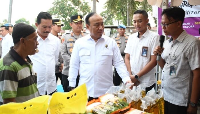 Polri Tekan Inflasi Lewat Pasar Murah dan Bangun Pusat Gizi di Kota Madiun