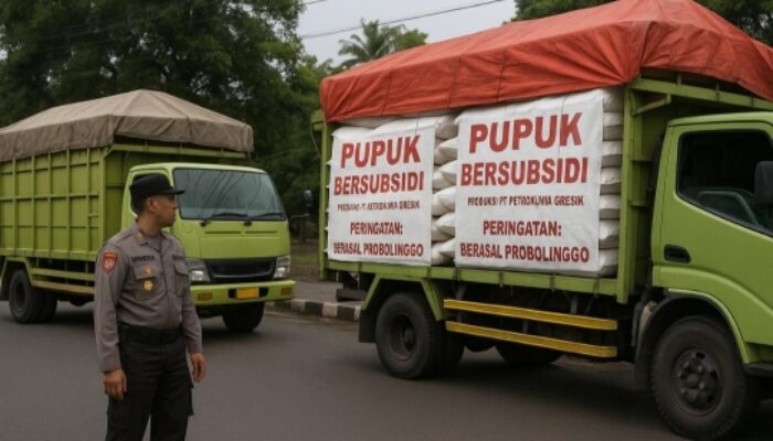 Selundupkan Pupuk Subsidi dari Probolinggo Diamankan Polres Ngawi