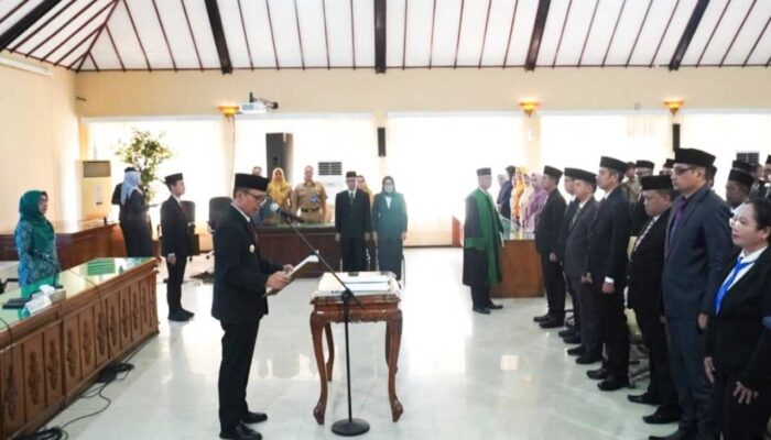 Setyo Wahono Lantik 67 Pejabat di Lingkup Pemkab Bojonegoro