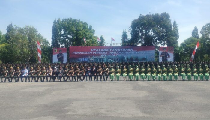 Pendidikan Pertama Tamtama TNI AD Gelombang II TA 2025 Resmi Ditutup