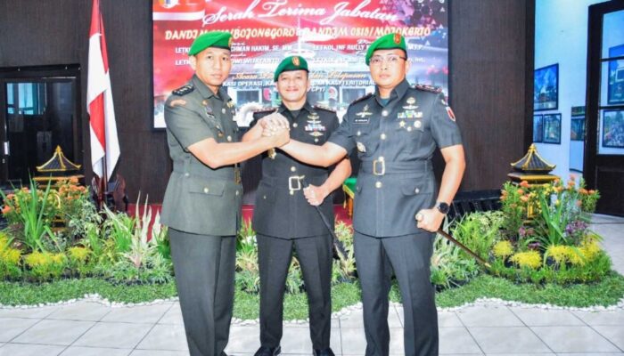 Tongkat Estafet Komando Kodim 0815 Mojokerto Berganti