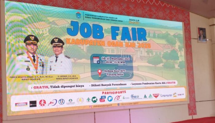 Guna Menekan Angka Pengangguran Pemkab Ogan Ilir Gelar Job Fair