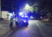 Antisipasi 3C dan Balap Liar di Kedunggalar, Polisi Ngawi Patroli Blue Light