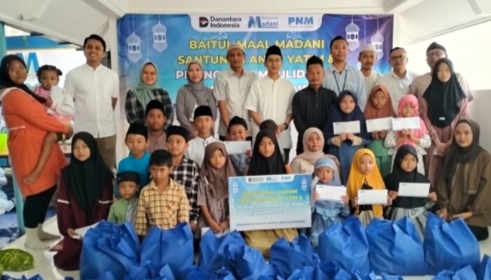 PNM Cabang Bojonegoro Gelar Baitul Maal Madani dan Santunan Anak Yatim