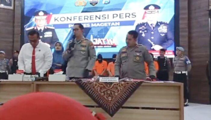 Operasi Tumpas Semeru 2025, Polres Magetan Tangkap 11 Pelaku Narkoba