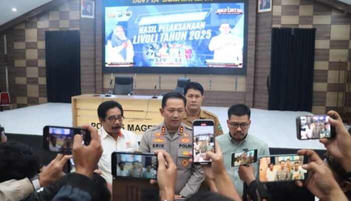 Kapolres Magetan dan PBVSI Paparkan ke Media Hasil Grand Final Livoli 2025