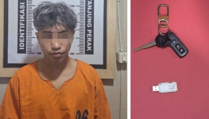 Nekat Curi Motor Teman, Karyawan Operator Ditangkap Polisi