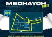 Rangkaian HJB, Dinpora Gelar Medhayoh Night Run Bojonegoro 2025
