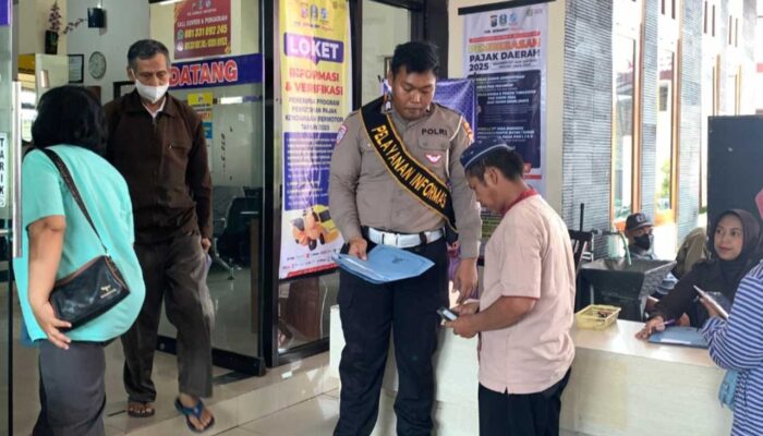 Samsat Magetan Gelar Program Unggulan “Polantas Menyapa” Wajib Pajak