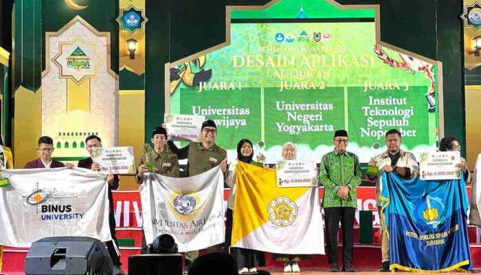 Mahasiswa UNAIR Raih Juara Harapan II di MTQMN XVIII Lewat Aplikasi Amaplay