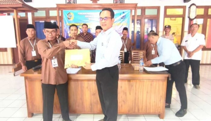 Desa Mulyosari Kecamatan Pagerwojo Gelar Ujian Perangkat Desa