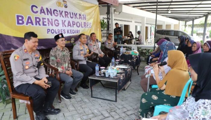 Cangkrukan Kapolres Kediri di Prambatan: Aspirasi Warga Tanpa Sekat